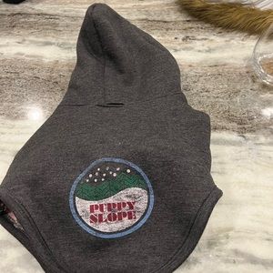 Small dog puppy poncho w sleeves